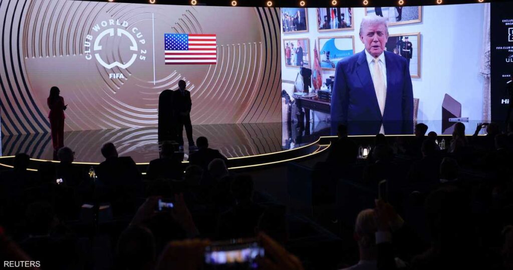 رسالة من ترامب في حفل قرعة كأس العالم للأندية.. ماذا قال؟