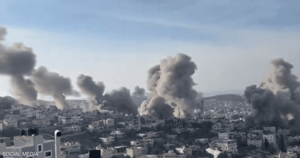 فيديو.. الجيش الإسرائيلي يفجر عشرات المباني في جنين