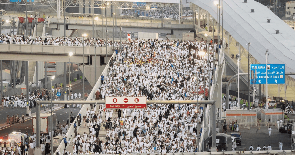 فيديو.. تنظيم محكم في إدارة حشود الحجاج لمنشأة الجمرات