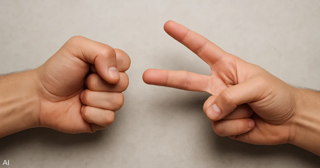 حجر ورقة مقص.. علماء يكشفون خدعة ذكية للفوز باللعبة