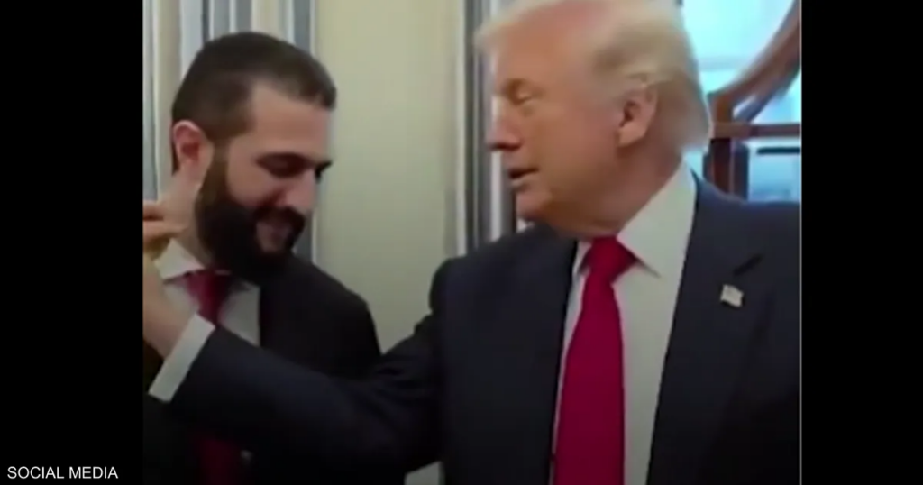 عطر و"عدد الزوجات".. فيديو بين ترامب والشرع يثير التفاعل