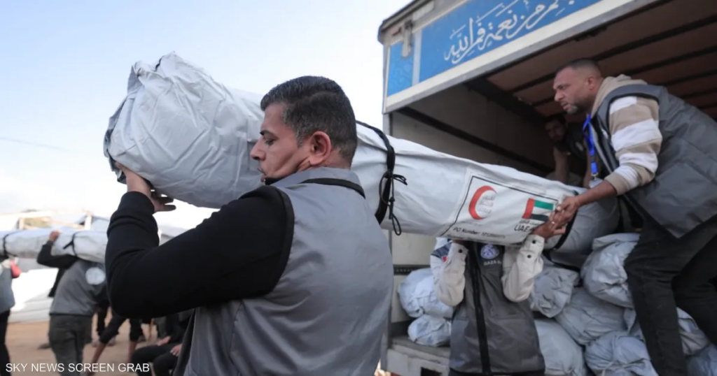 عملية الفارس الشهم (3) تتدخل سريعا لإنقاذ النازحين من البرد